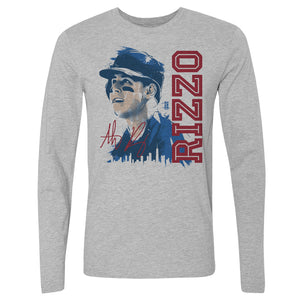 Anthony Rizzo Men's Long Sleeve T-Shirt | 500 LEVEL