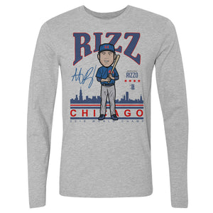Anthony Rizzo Men's Long Sleeve T-Shirt | 500 LEVEL