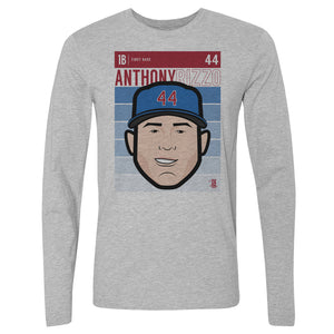 Anthony Rizzo Men's Long Sleeve T-Shirt | 500 LEVEL